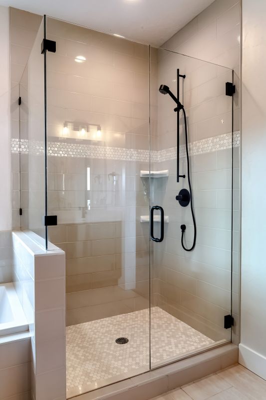 Contemporary Shower with Niche
